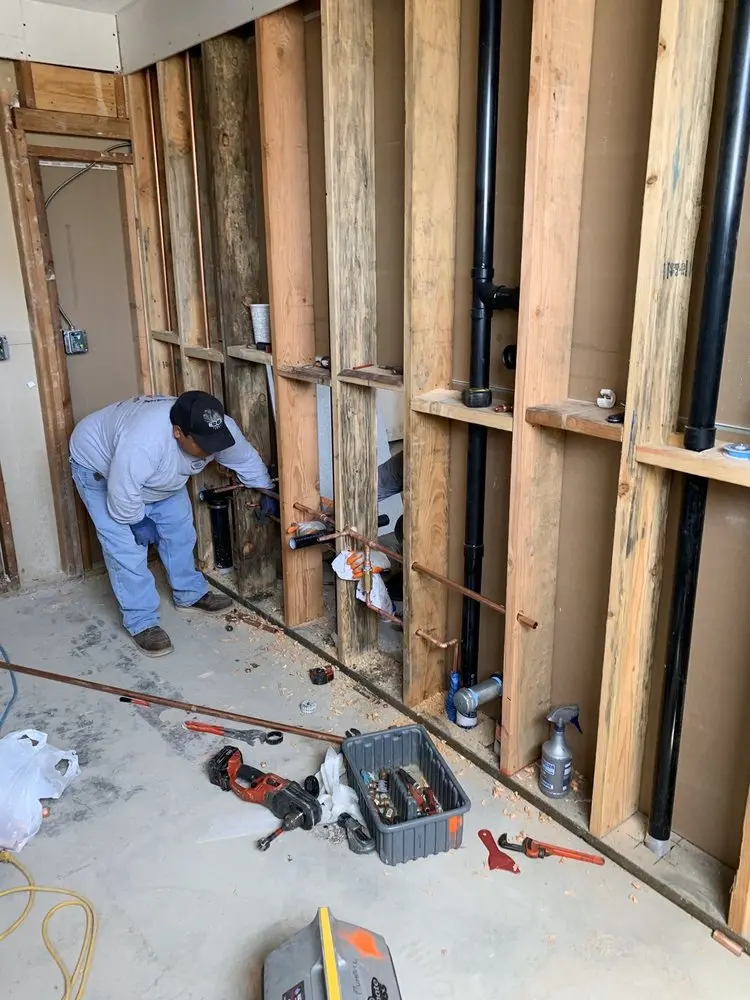 Commercial rough-in plumbing for Gas Line Repair in Normandy Beach